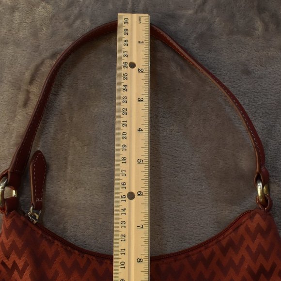 Vintage Red Wilsons Leather Handbag - Picture 11 of 16